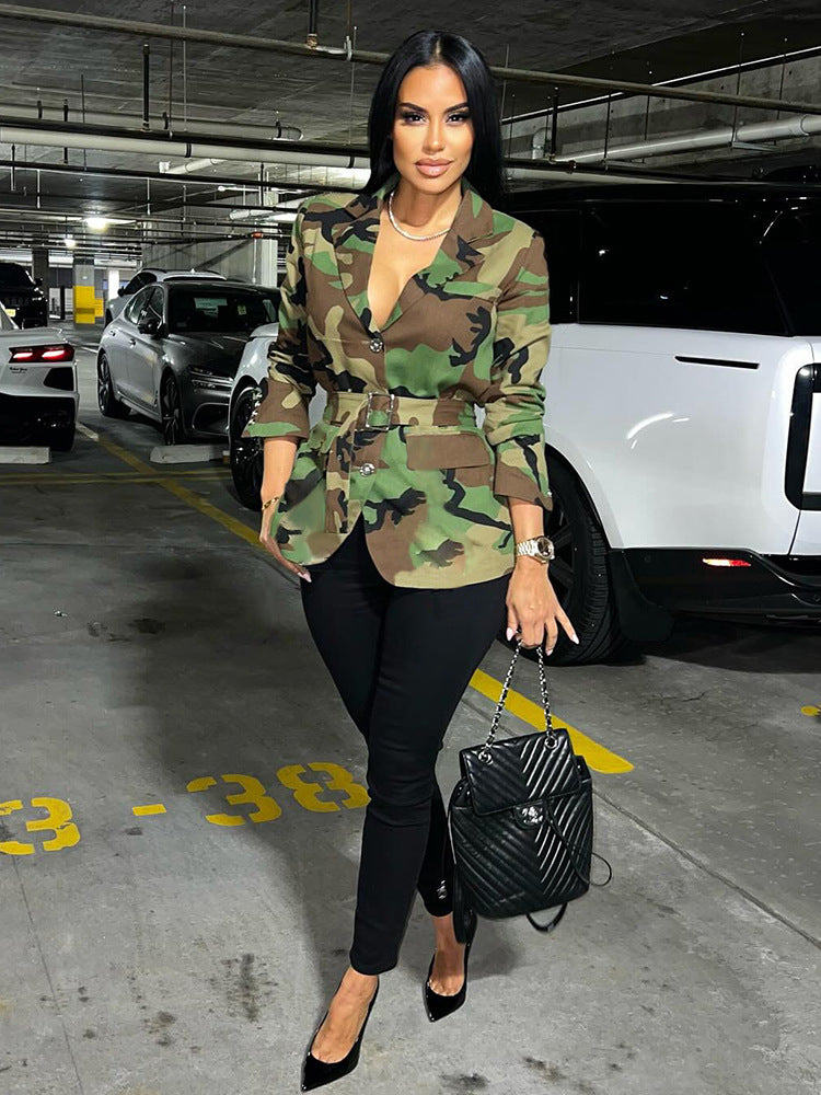 Glitter Glam Camo Jacket