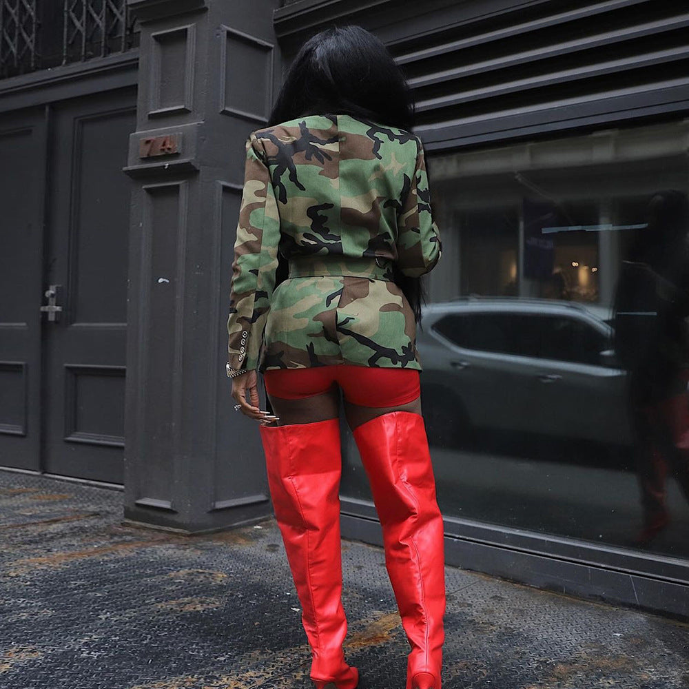Glitter Glam Camo Jacket