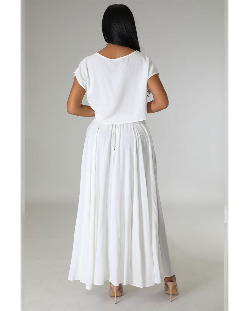 White Dress Set