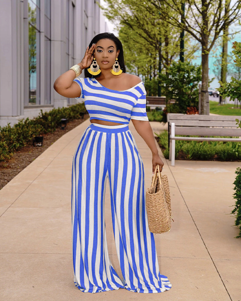BLUE pants set
