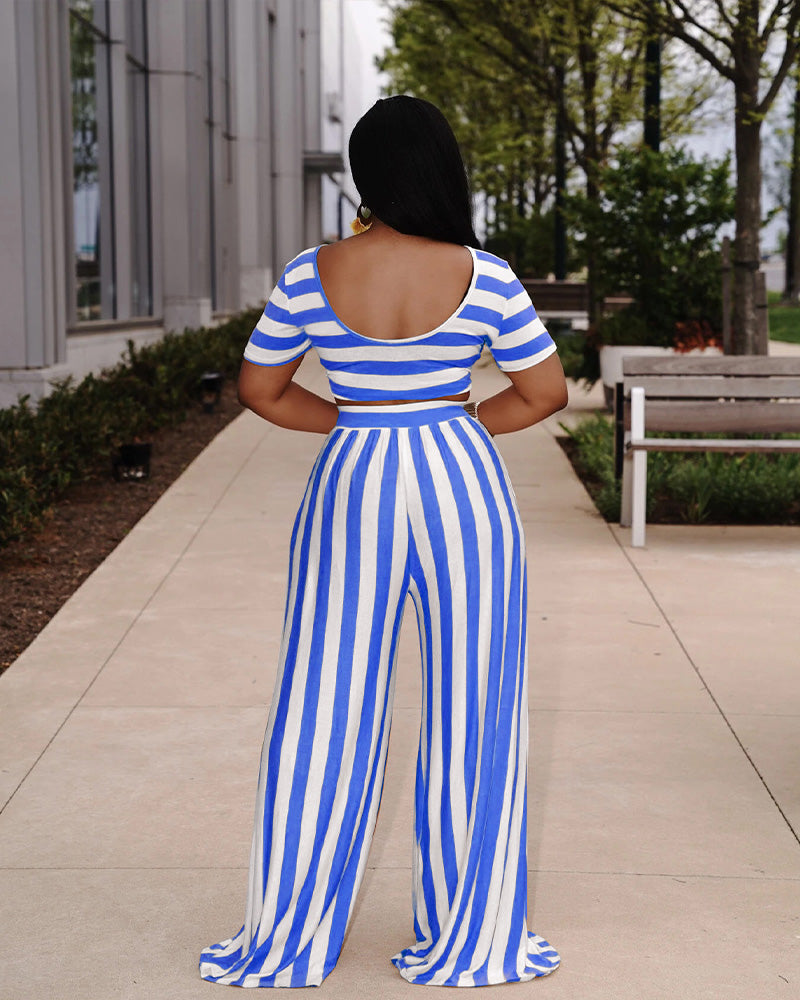 BLUE pants set
