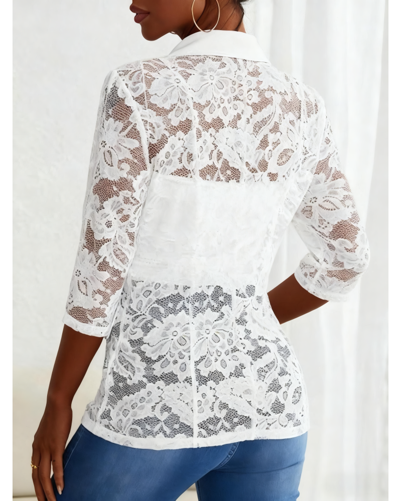 Lace & Poise Blazer