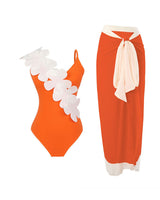 orange swimwear