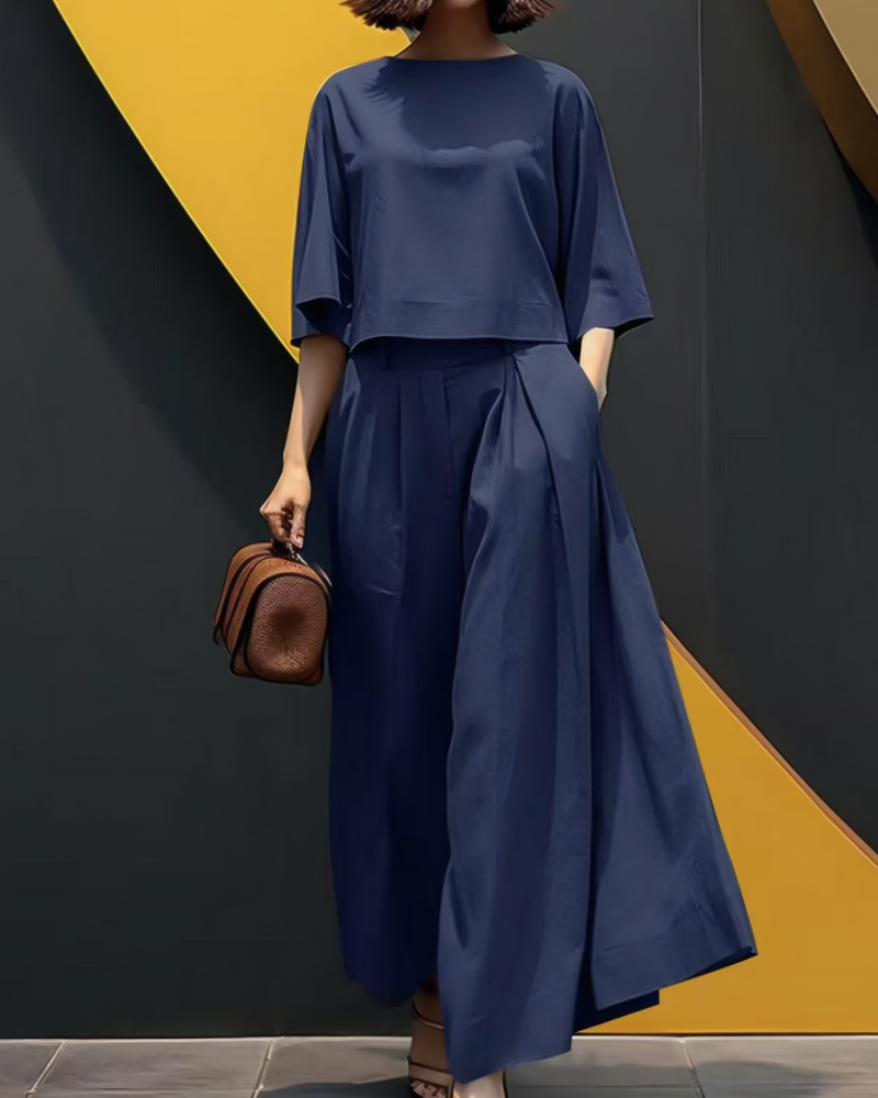 Let's Chill Wide Leg Pant Set