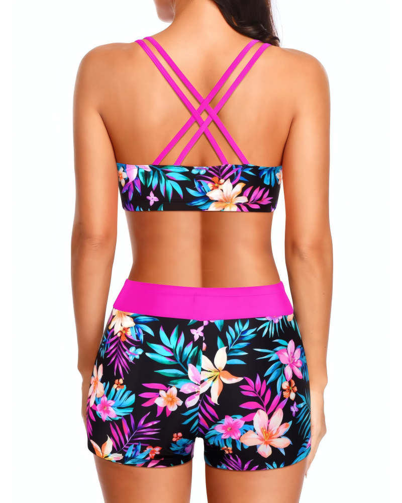 Tropical Escape Tankini Set
