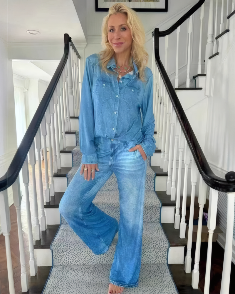 Denim Dreams Pajamas Set