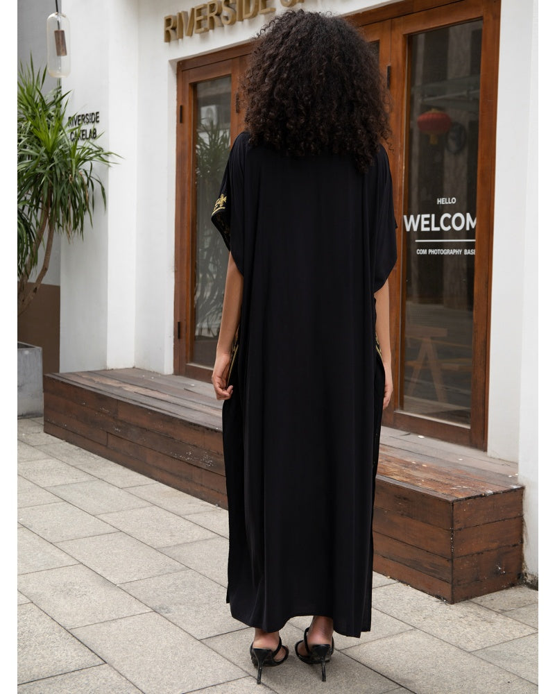 The Mystic Embroidered Kaftan Dress