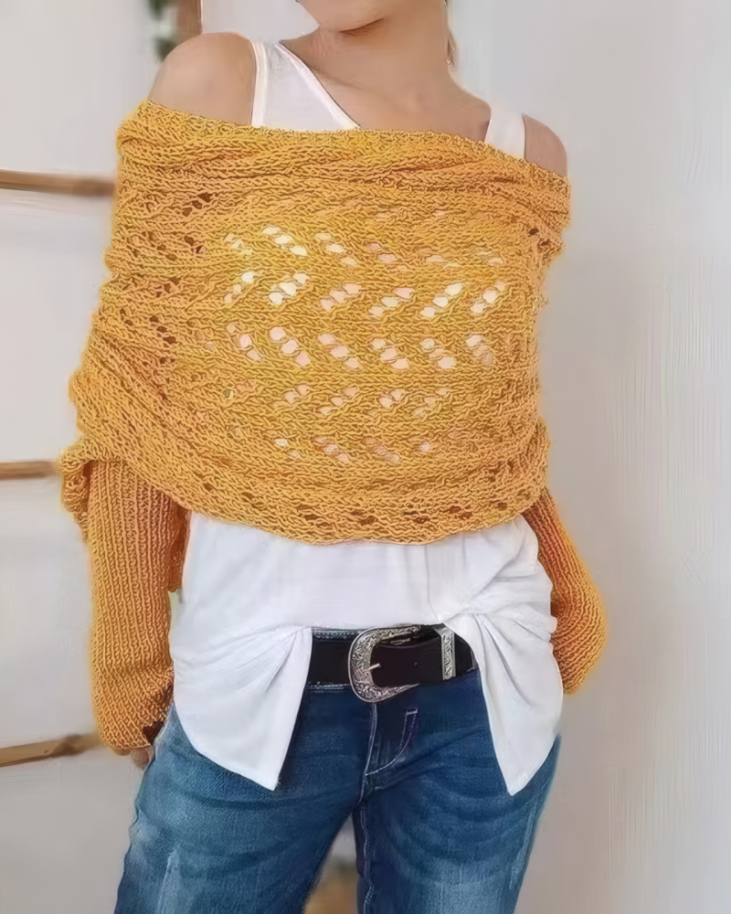 Keep It Chic Wrap Sweater