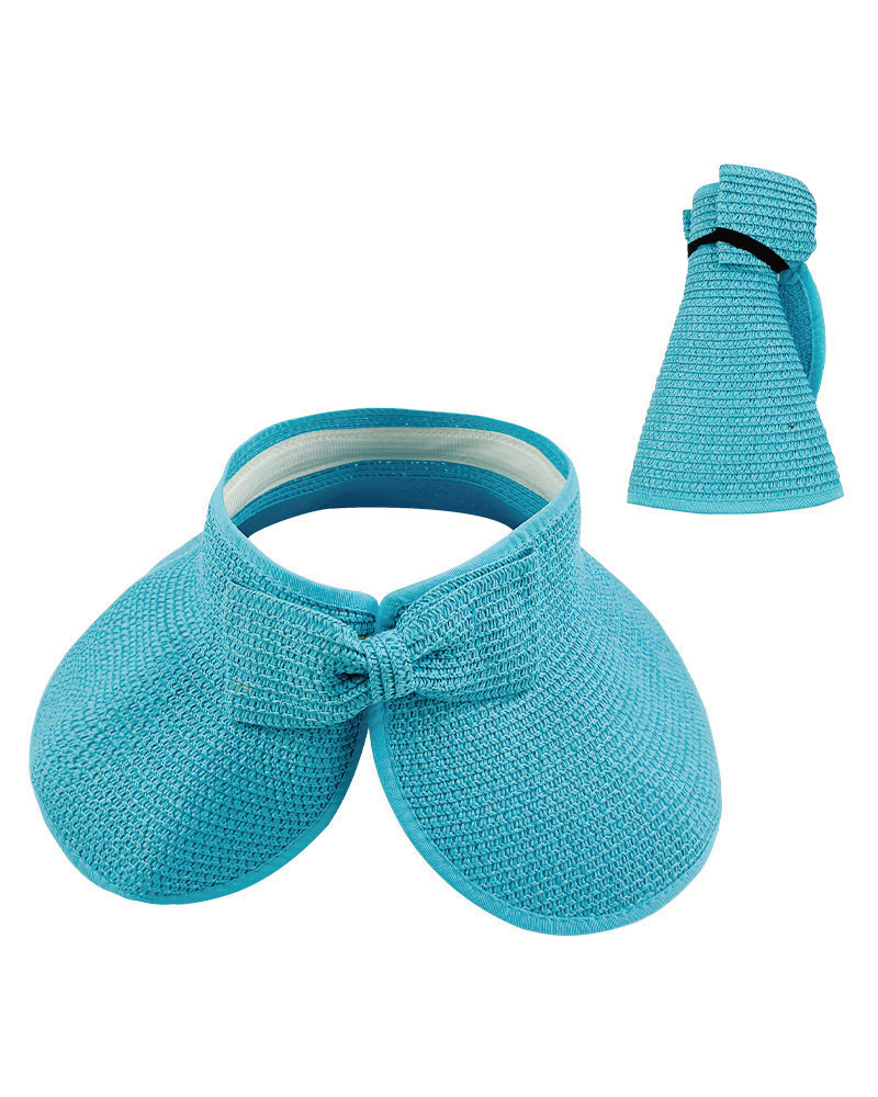 Foldable Easy Carry Straw Sun Visor Hat