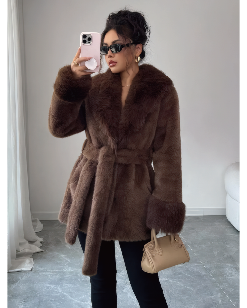 Faux Fur Cozy Luxury Coat