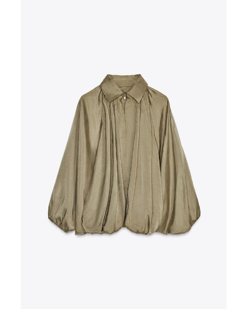 PUFFED BOMBER JACKET