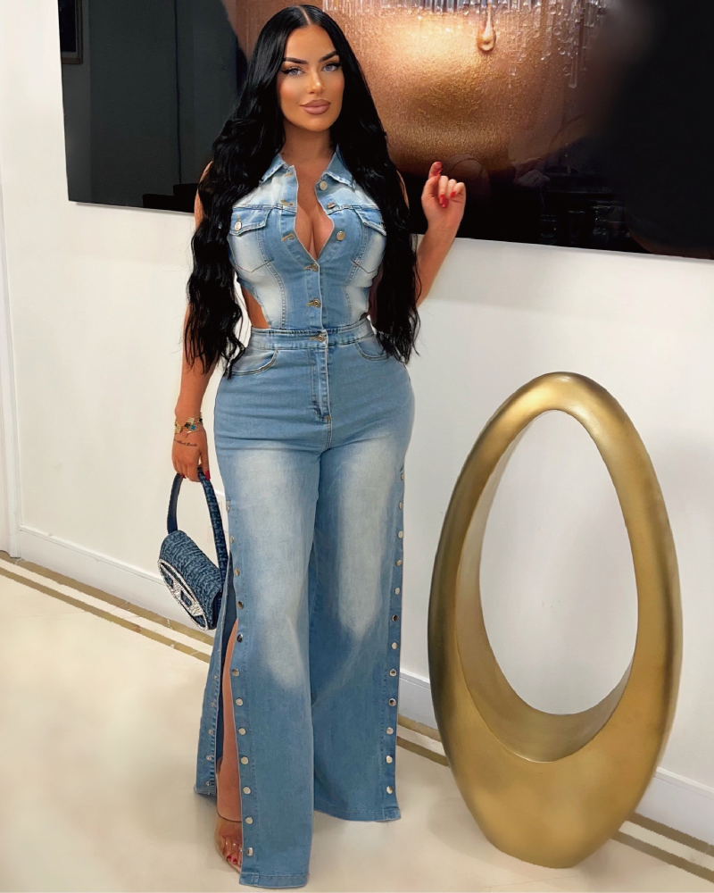 Sharlene Denim Jumpsuit
