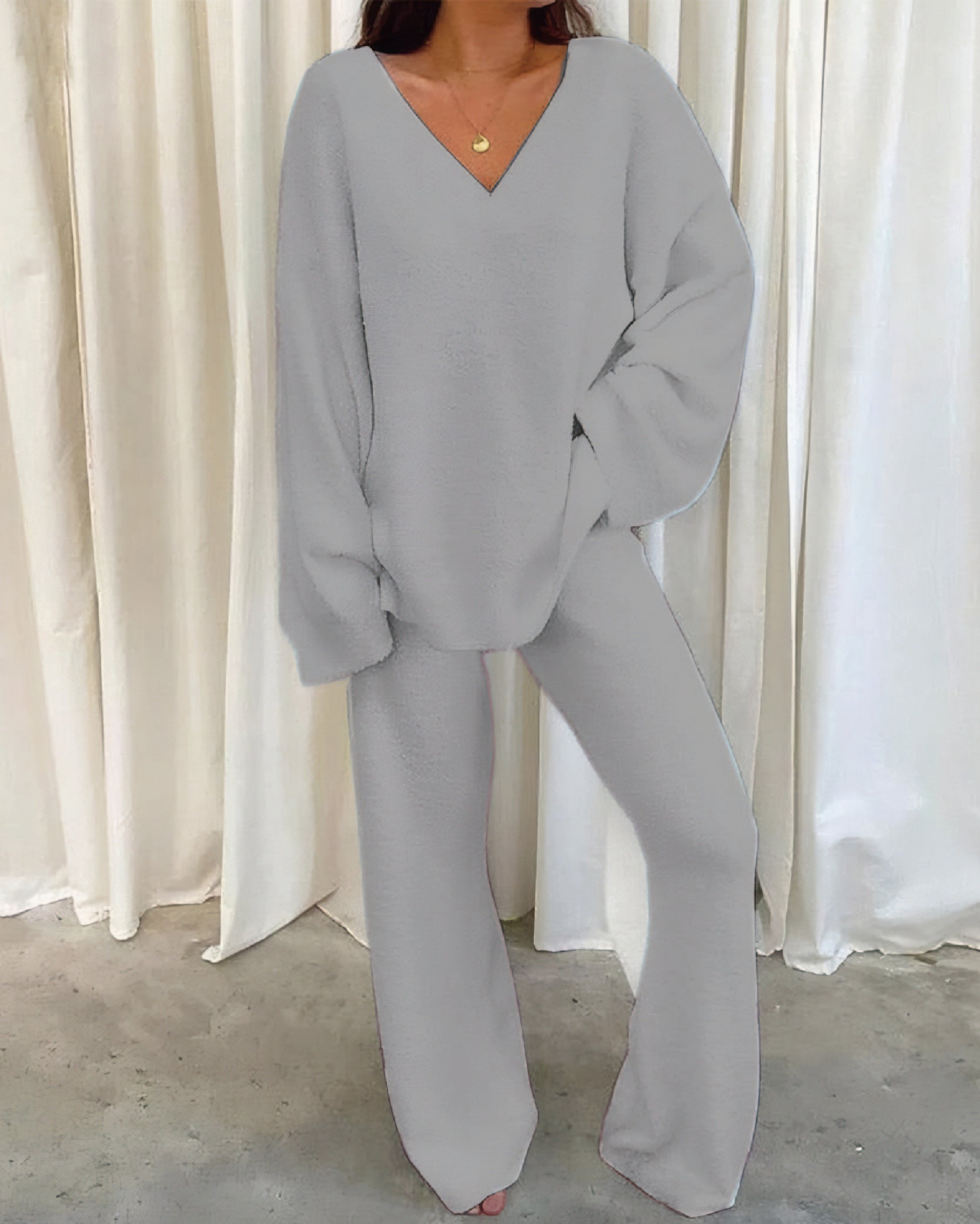Ultra-Cozy Fuzzy Lounge Set