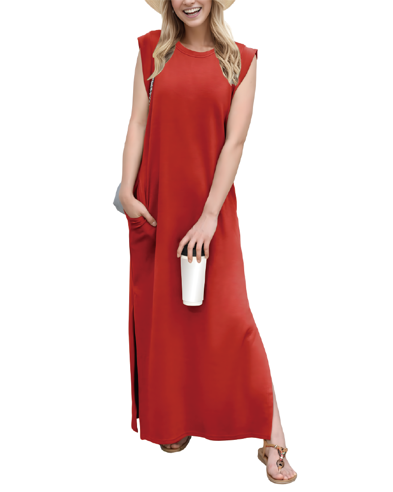 Wrinkle-Free Maxi Dress
