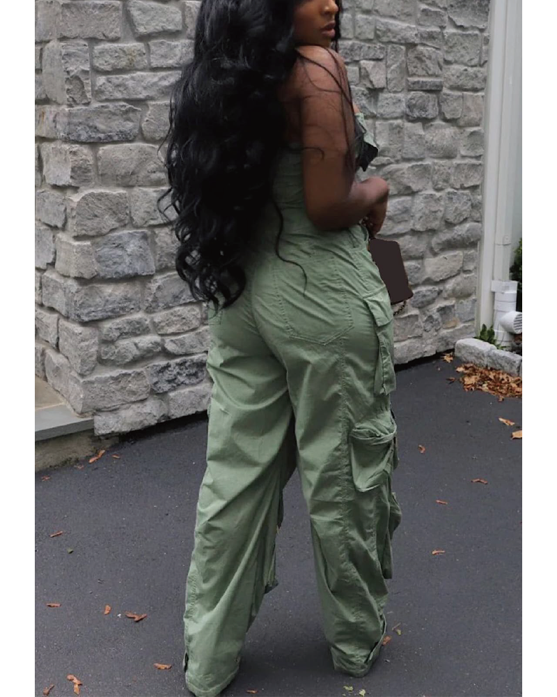 CAUGHT YOUR EYE CARGO JUMPSUIT
