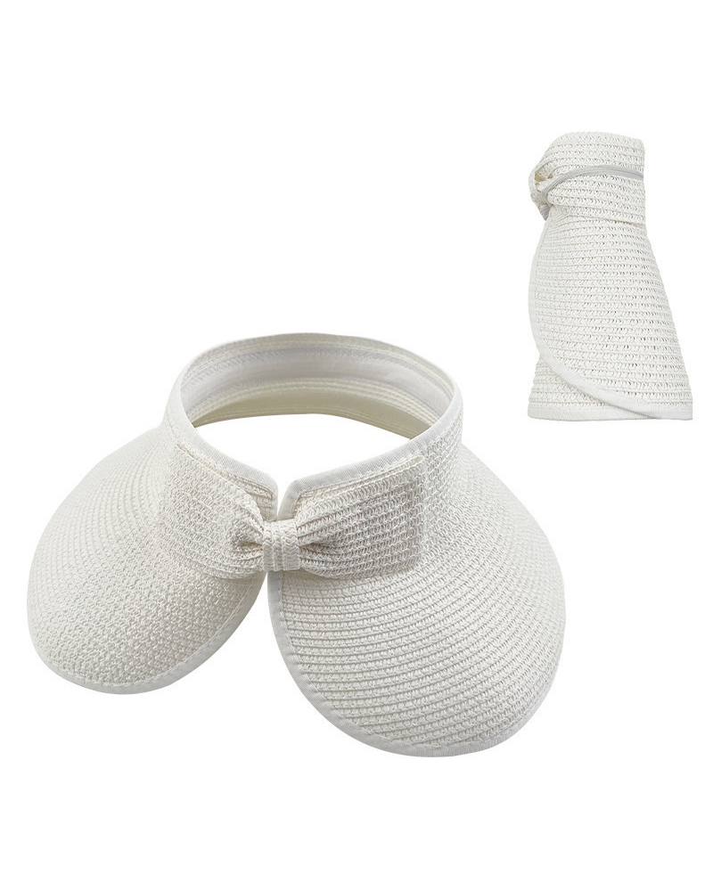Foldable Easy Carry Straw Sun Visor Hat