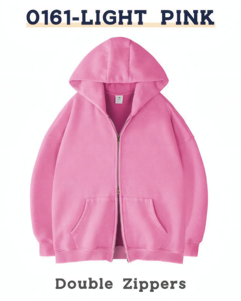 Oversized Zip-Up Hoodie