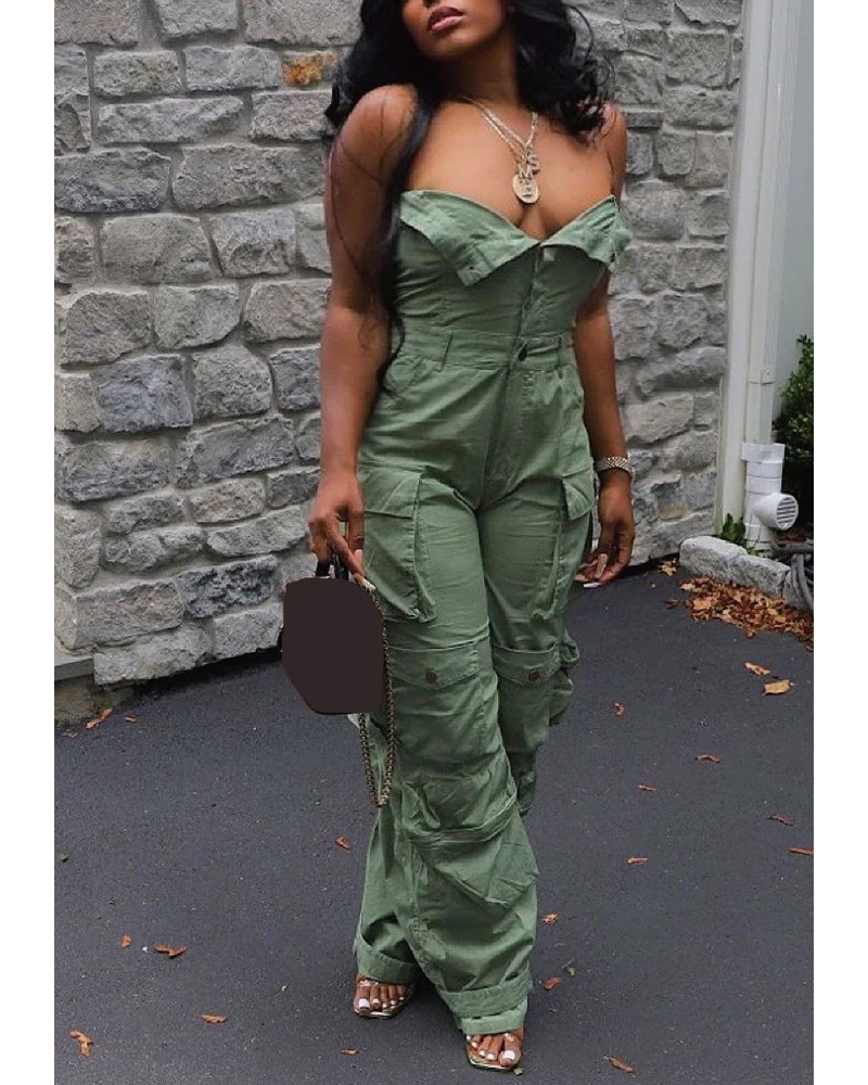 CAUGHT YOUR EYE CARGO JUMPSUIT