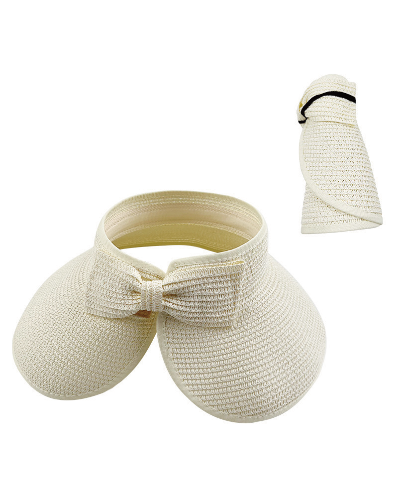 Foldable Easy Carry Straw Sun Visor Hat