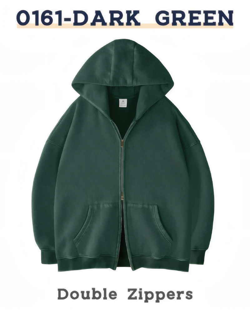 Oversized Zip-Up Hoodie