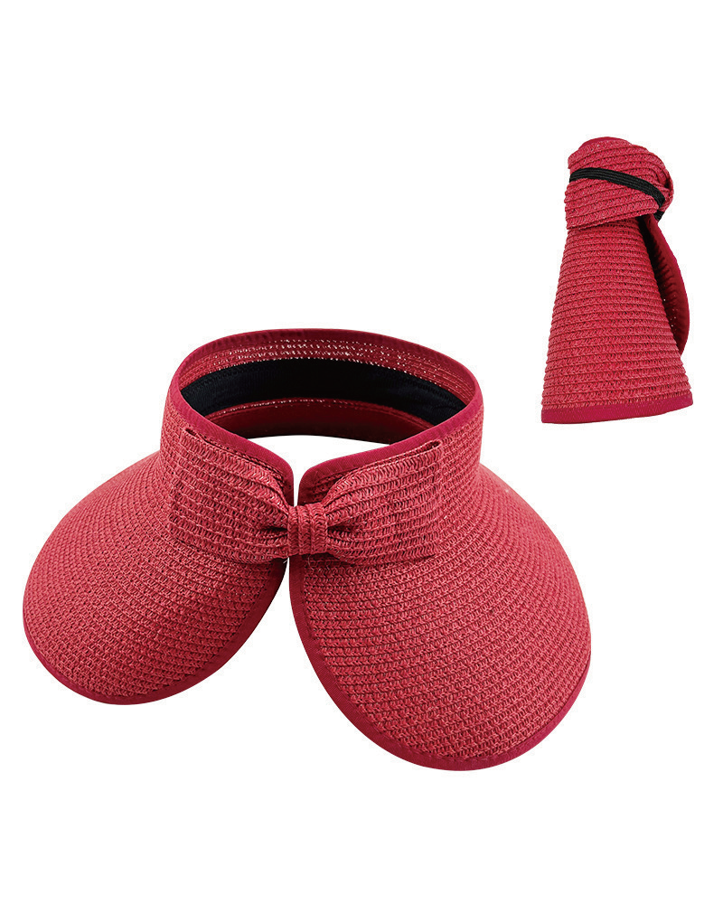 Foldable Easy Carry Straw Sun Visor Hat
