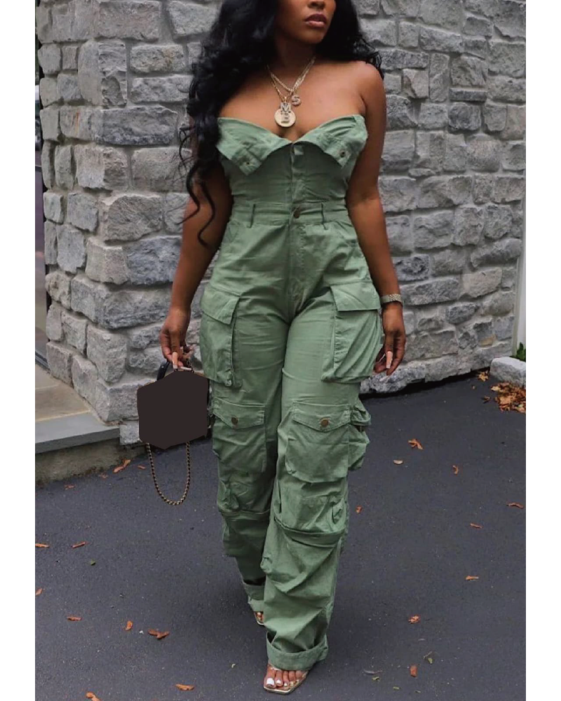CAUGHT YOUR EYE CARGO JUMPSUIT