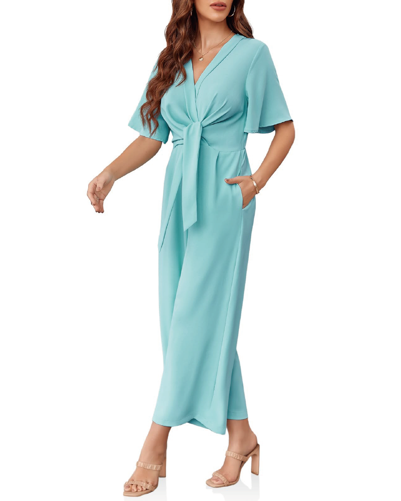 Flouncy Airy Feminine Jumpsuit
