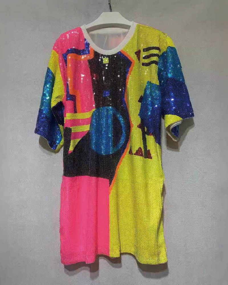 TIME TO SHINE SEQUIN JERSEY