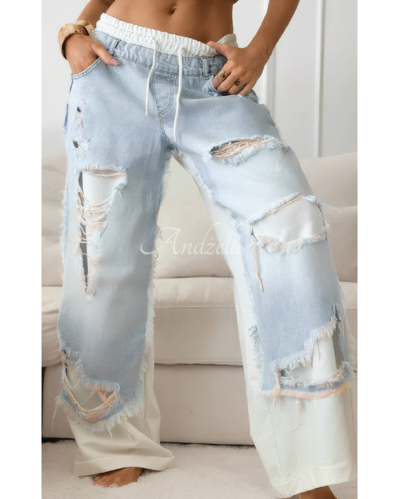 Trendy Torn Jeans