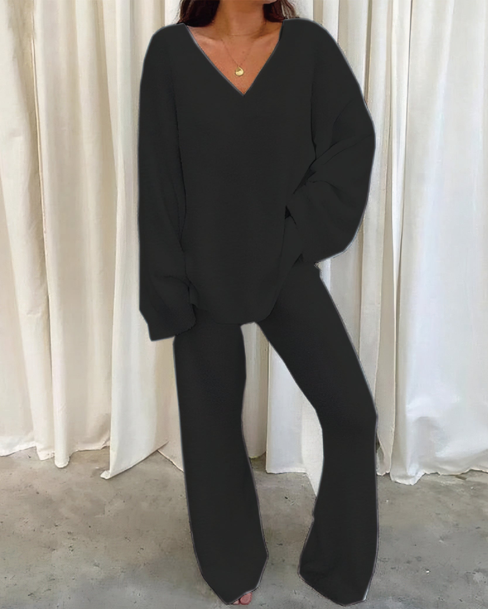 Ultra-Cozy Fuzzy Lounge Set