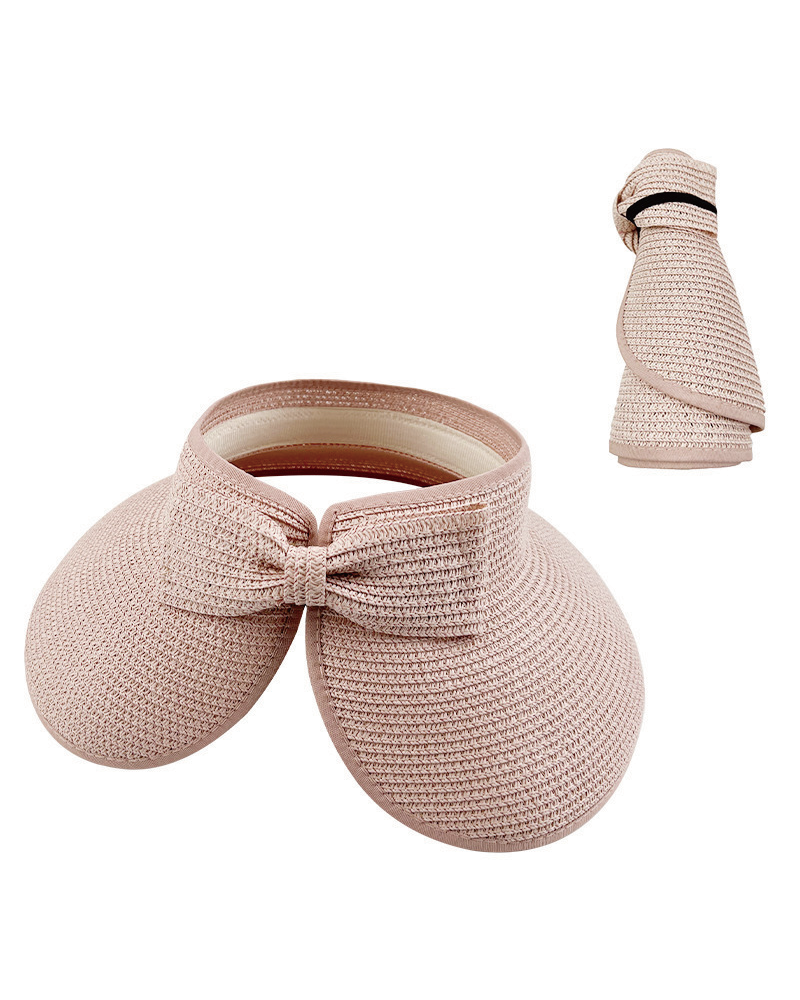 Foldable Easy Carry Straw Sun Visor Hat