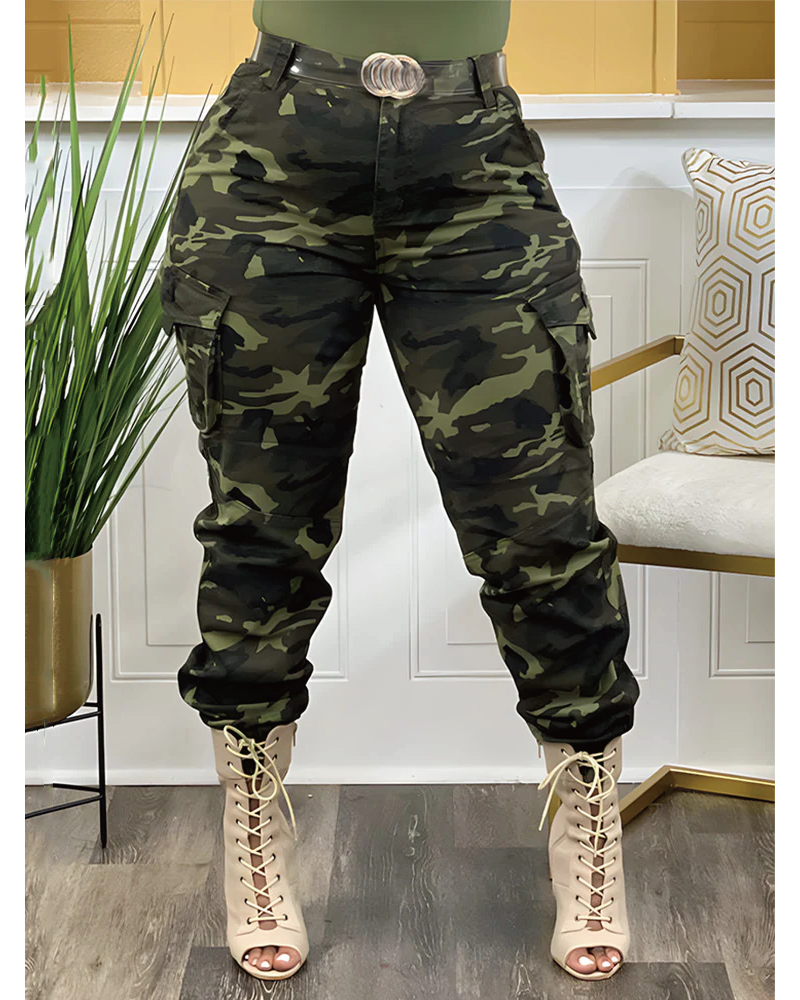 CADET CAMO CARGO JOGGERS