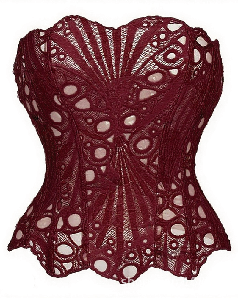 Lace Up Back Corset Top