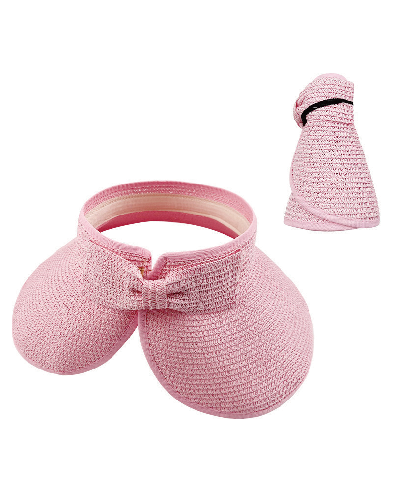 Foldable Easy Carry Straw Sun Visor Hat