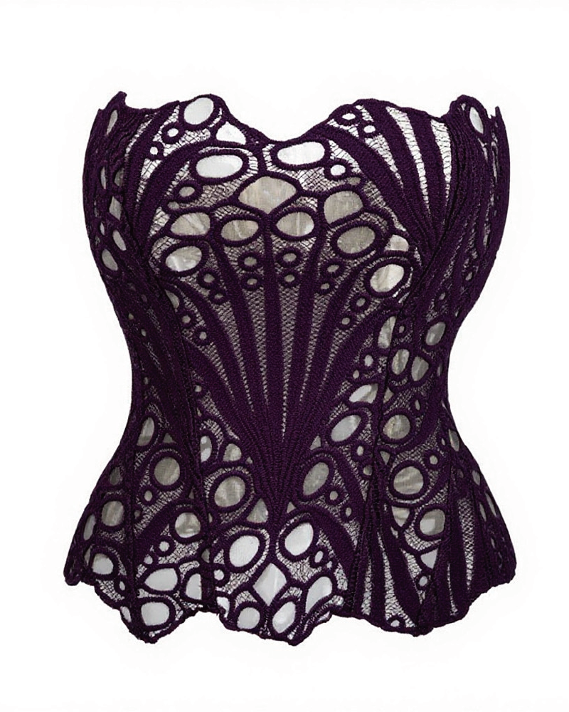 Lace Up Back Corset Top