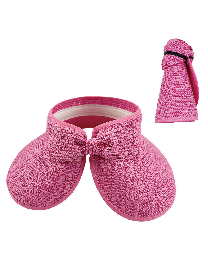 Foldable Easy Carry Straw Sun Visor Hat