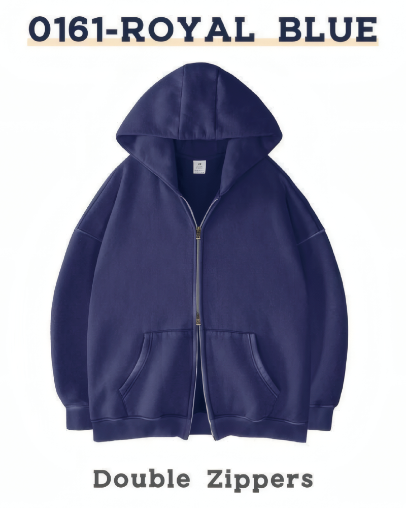 Oversized Zip-Up Hoodie