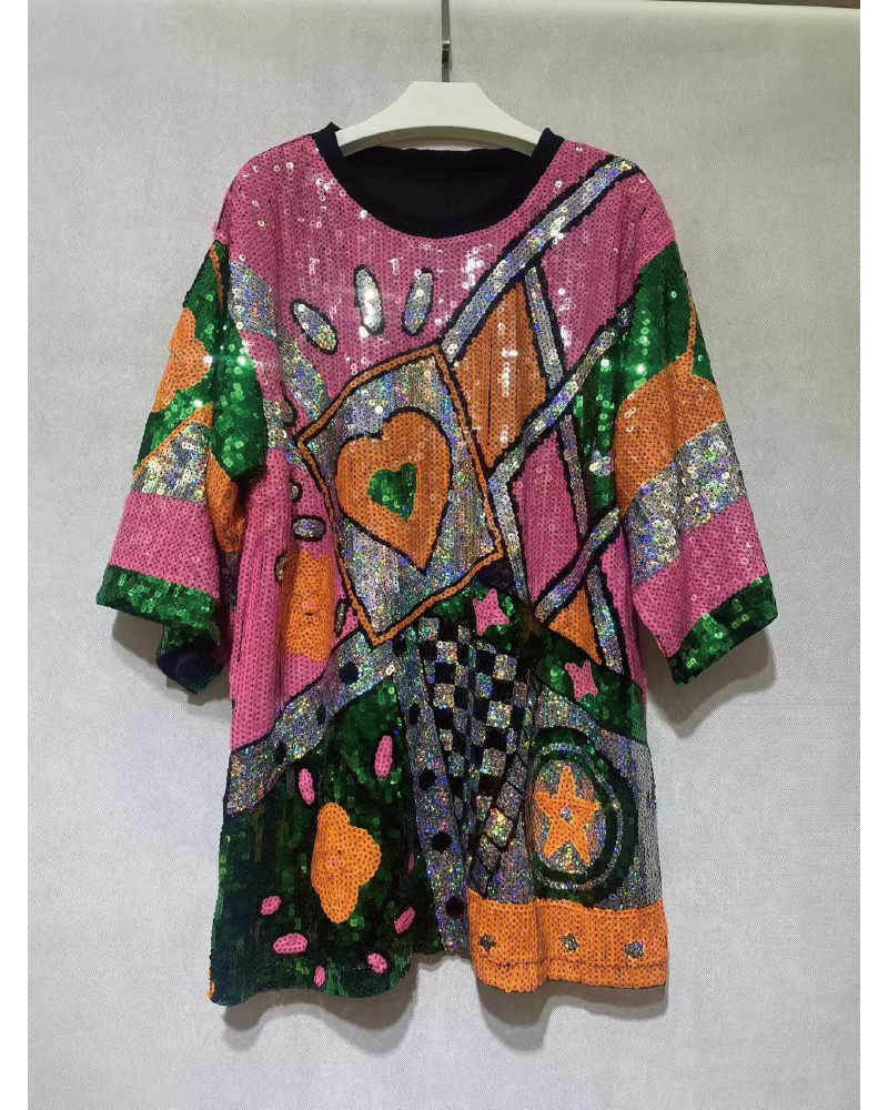 TIME TO SHINE SEQUIN JERSEY