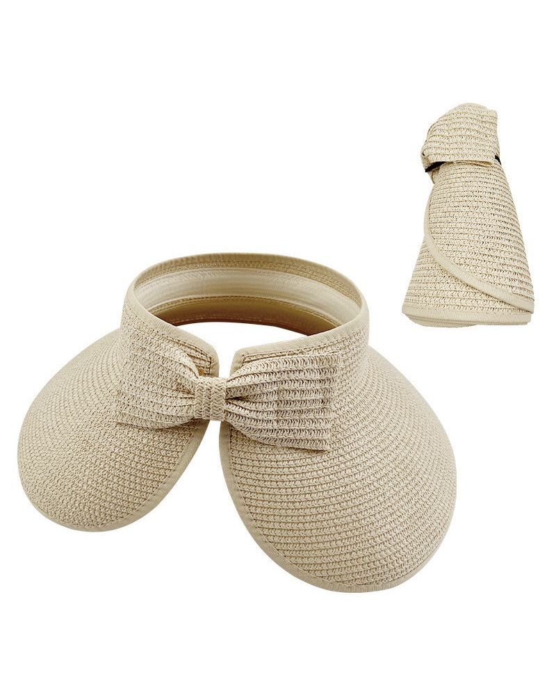 Foldable Easy Carry Straw Sun Visor Hat