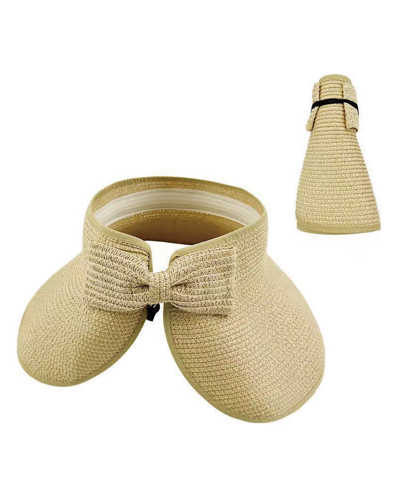 Foldable Easy Carry Straw Sun Visor Hat
