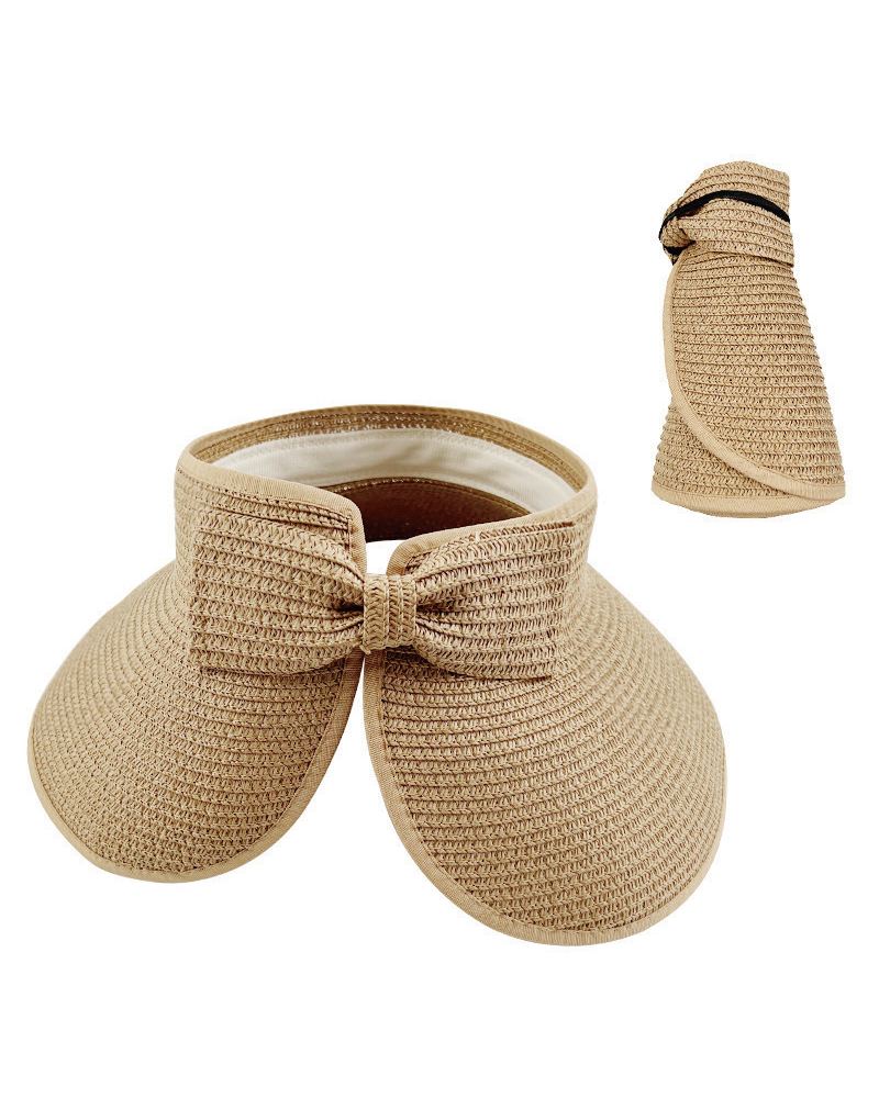 Foldable Easy Carry Straw Sun Visor Hat