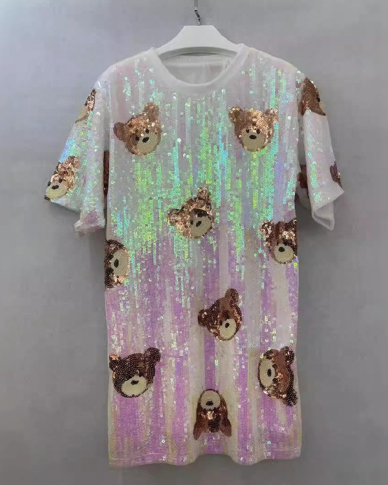 TIME TO SHINE SEQUIN JERSEY