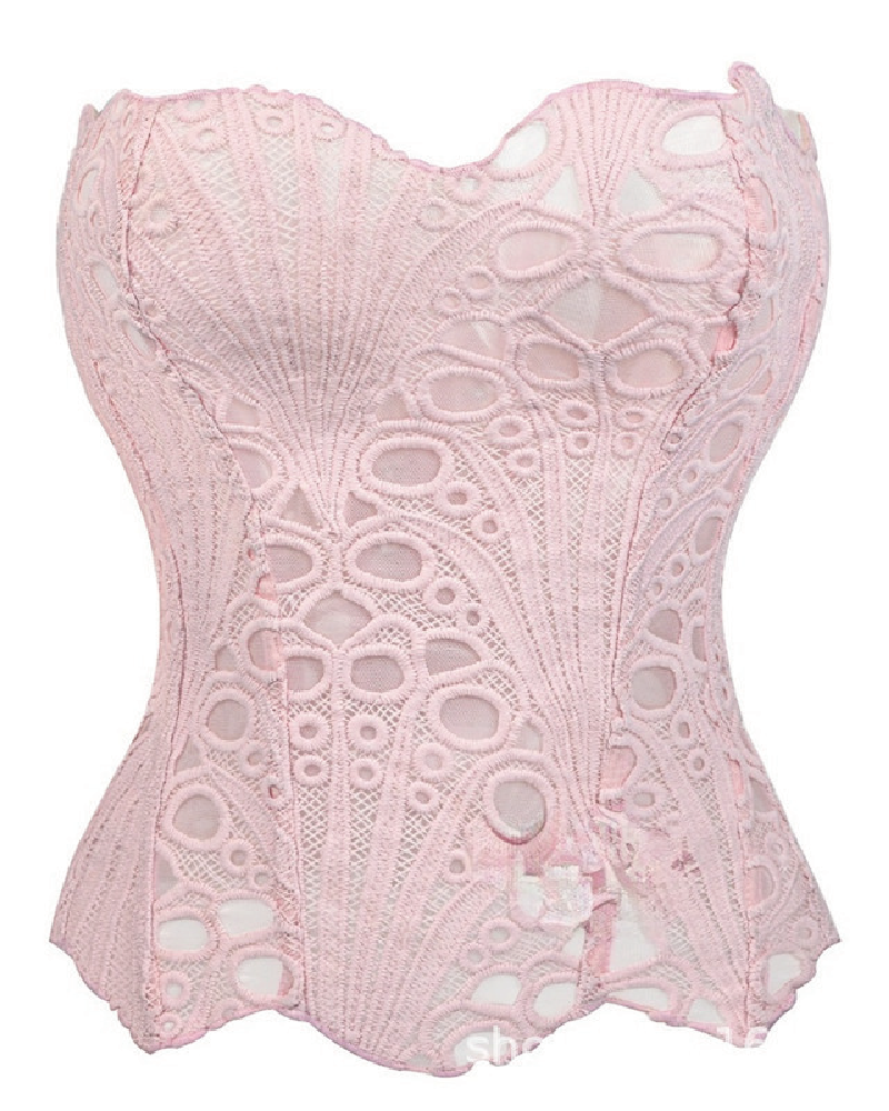 Lace Up Back Corset Top