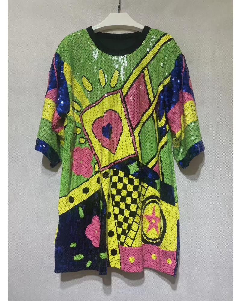 TIME TO SHINE SEQUIN JERSEY