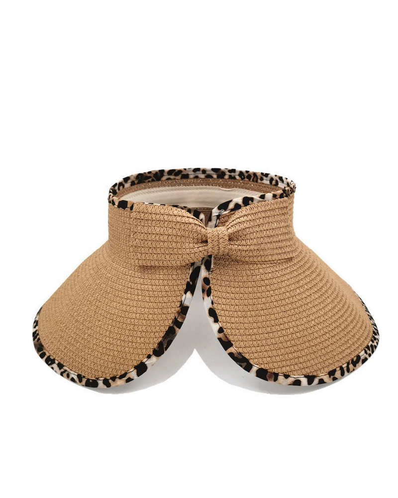 Foldable Easy Carry Straw Sun Visor Hat