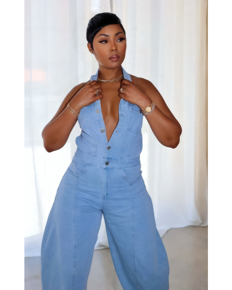 JETSETTER Denim JUMPSUIT