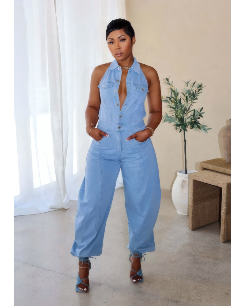 JETSETTER Denim JUMPSUIT