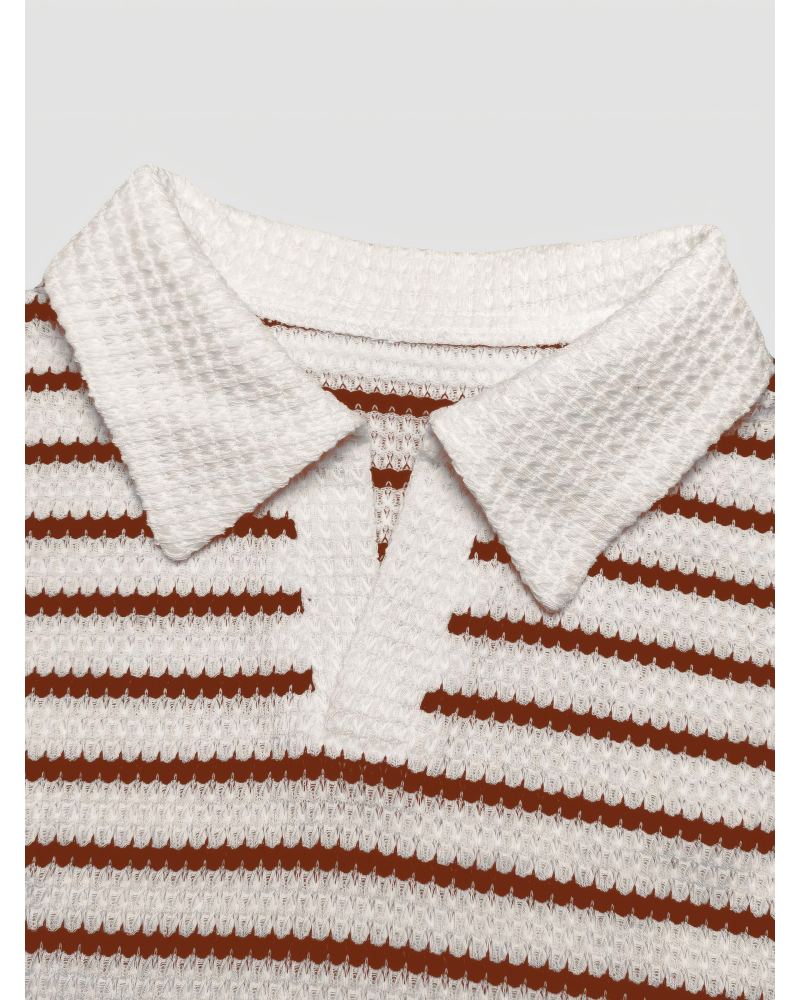 Pretty Lavish - Striped Wide Leg Trousers Set