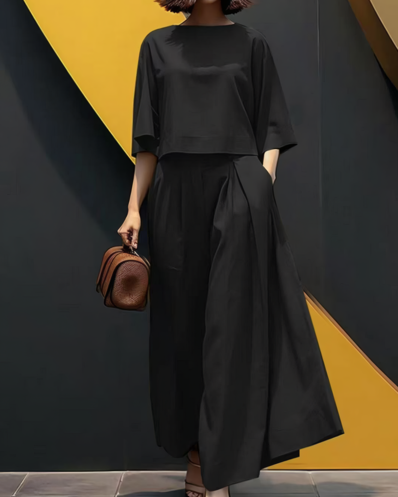 Let's Chill Wide Leg Pant Set