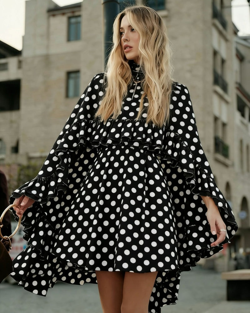 Chiffon Ruffle Dress